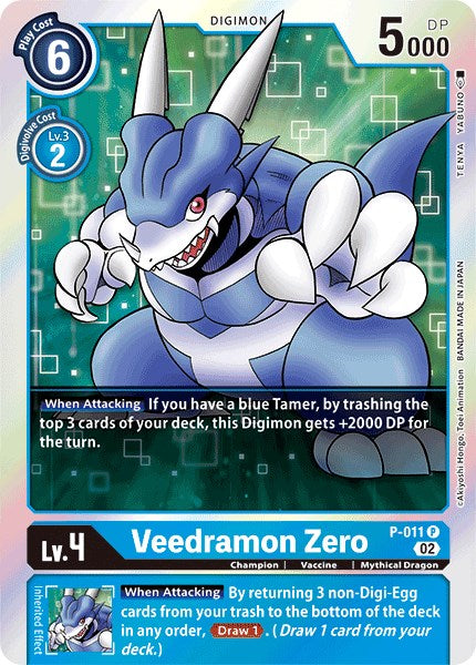Veedramon Zero [P-011] (Reimpresión de refuerzo de Resurgence) [Refuerzo de Resurgence] 
