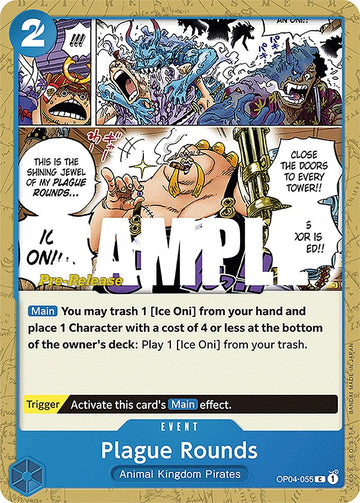 Rondas de plaga [Tarjetas de prelanzamiento de Kingdoms of Intrigue] 