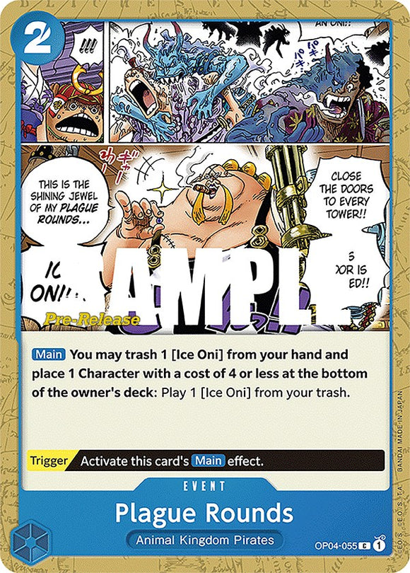 Rondas de plaga [Tarjetas de prelanzamiento de Kingdoms of Intrigue] 