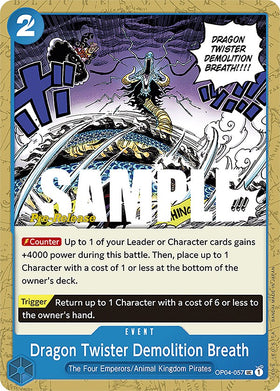 Aliento de demolición de Dragon Twister [Tarjetas de prelanzamiento de Kingdoms of Intrigue] 