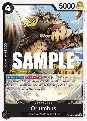 Orlumbus [Tarjetas de prelanzamiento de Kingdoms of Intrigue] 