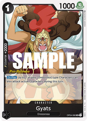 Gyats [Tarjetas de prelanzamiento de Kingdoms of Intrigue] 