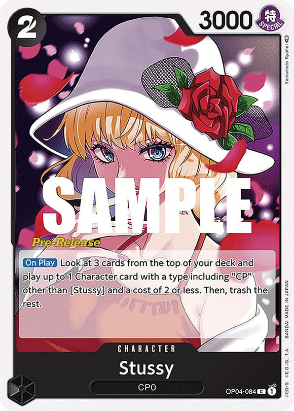 Stussy [Tarjetas de prelanzamiento de Kingdoms of Intrigue] 