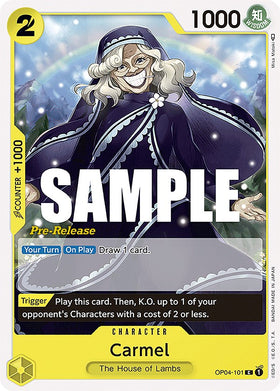 Carmel [Tarjetas de prelanzamiento de Kingdoms of Intrigue] 