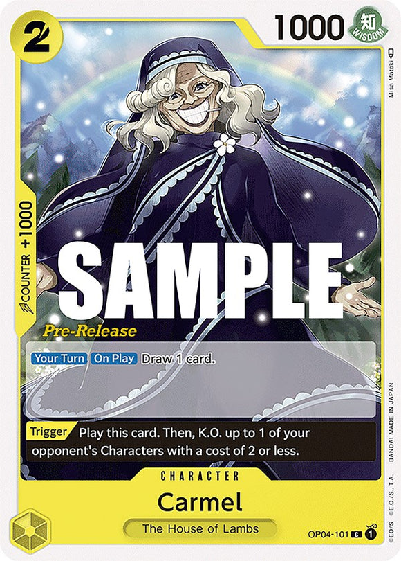 Carmel [Tarjetas de prelanzamiento de Kingdoms of Intrigue] 