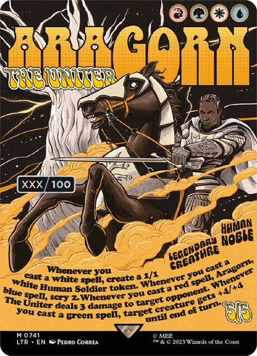 Aragorn, el Unificador (Póster sin bordes) (Serie) [El Señor de los Anillos: Cuentos de la Tierra Media] 