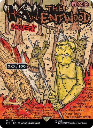 Hew the Entwood (póster sin bordes) (serializado) [El Señor de los Anillos: Cuentos de la Tierra Media] 