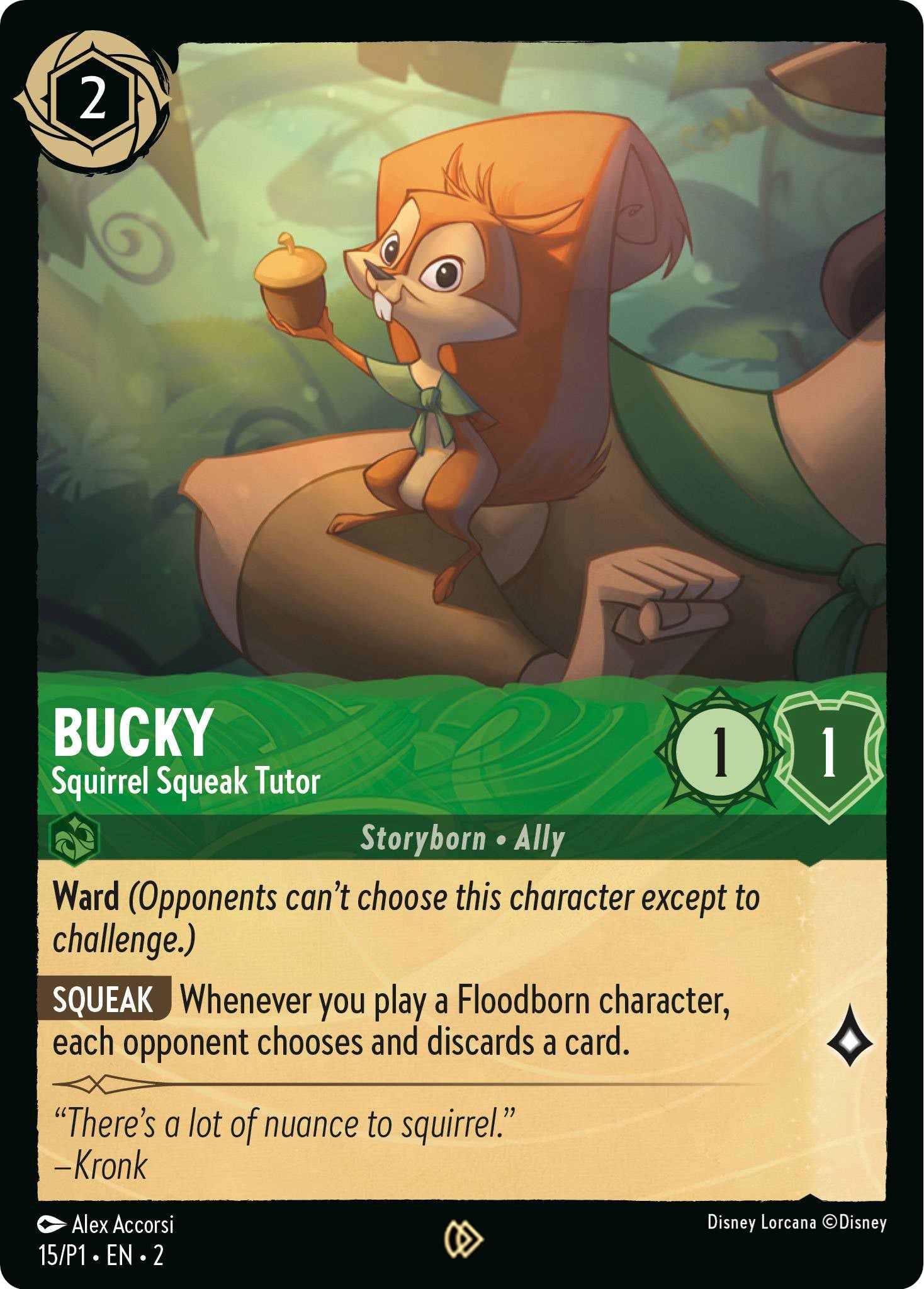 Bucky - Tutor de ardillas chillonas (15) [Tarjetas promocionales] 