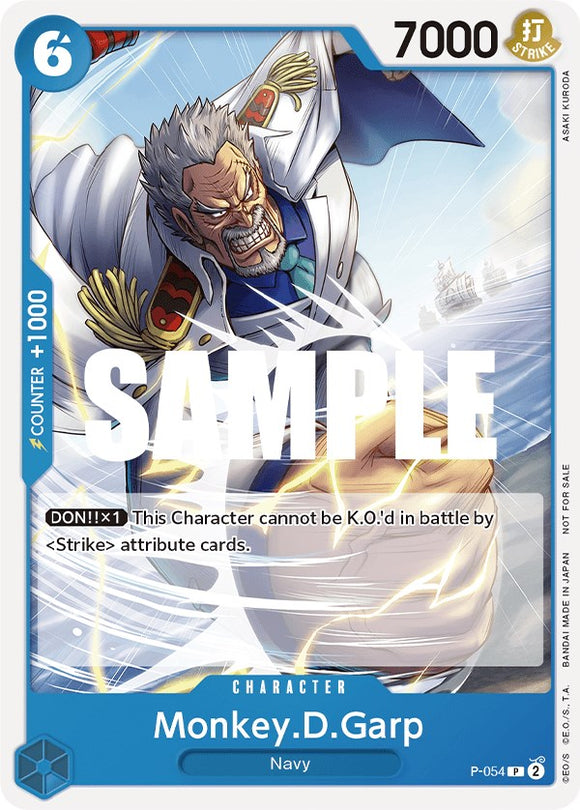 Monkey.D.Garp (Kit de batalla sellada vol. 1) [Tarjetas promocionales de One Piece] 