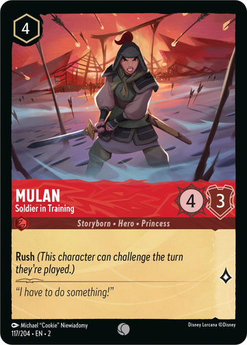 Mulan - Soldado en entrenamiento (117/204) [El ascenso de los nacidos del diluvio] 