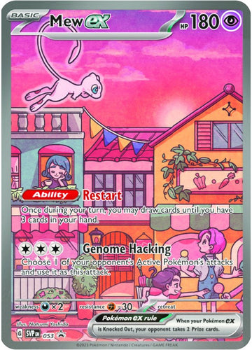 Mew ex (053) [Scarlet &amp; Violet: promociones de Black Star] 