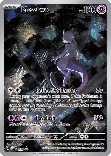Mewtwo (052) [Scarlet y Violet: promociones de Black Star] 
