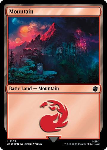 Montaña (1163) (Surge Foil) [Doctor Who] 