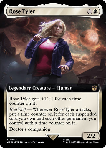 Rose Tyler (dibujo extendido) (papel de aluminio Surge) [Doctor Who] 