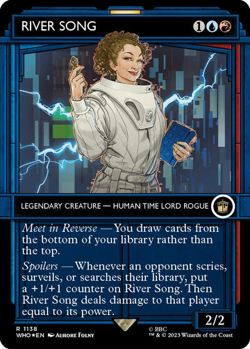 CANCIÓN DEL RÍO (Showcase) (Surge Foil) [Doctor Who] 
