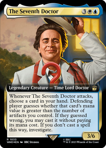 El Séptimo Doctor (ilustración ampliada) (Surge Foil) [Doctor Who] 