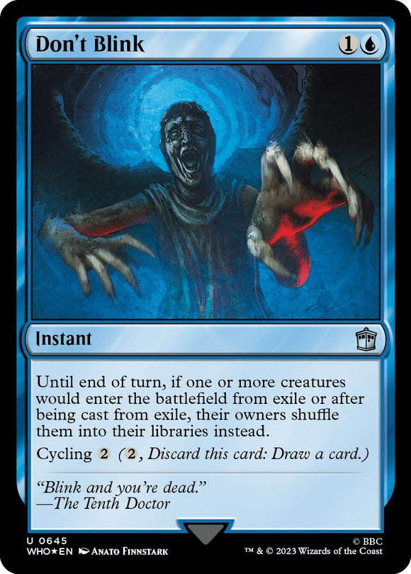No parpadees (Surge Foil) [Doctor Who] 