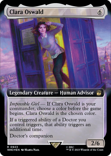 Clara Oswald (dibujo extendido) (Surge Foil) [Doctor Who] 