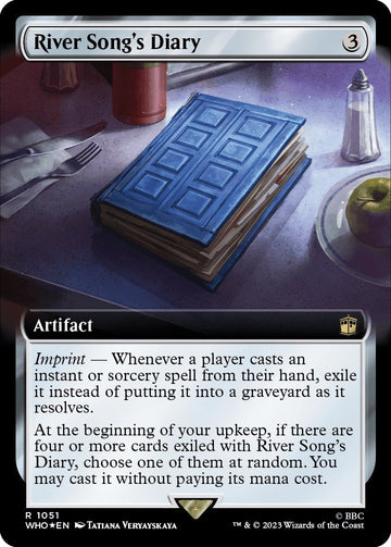 Diario de River Song (ilustración ampliada) (Surge Foil) [Doctor Who] 