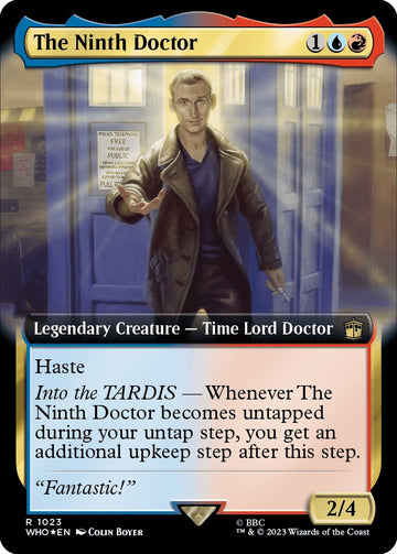 El noveno doctor (ilustración ampliada) (Surge Foil) [Doctor Who] 