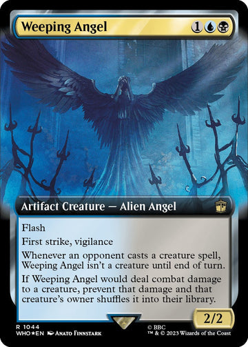 Ángel llorón (ilustración extendida) (Surge Foil) [Doctor Who] 