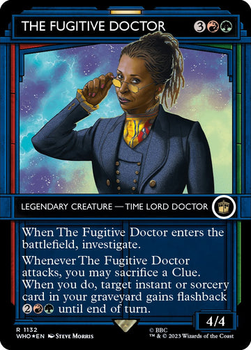 El Doctor Fugitivo (Showcase) (Surge Foil) [Doctor Who] 