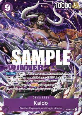 Kaido (Winner Pack Vol. 5) [Tarjetas promocionales de One Piece] 