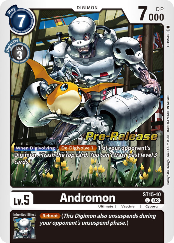 Andromon [ST15-10] [Baraja de inicio: cartas de prelanzamiento del Dragón del coraje] 