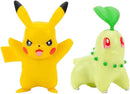Pikachu + Chikorita Battle Figure Pack-2