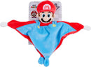 My Mario - Baby Security Blanket with Rattle 10"x10" Plush with Soft Mario Head for Infants-4