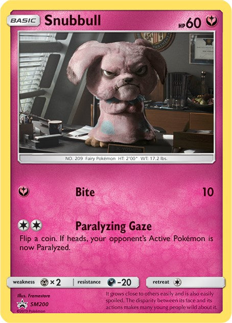 Snubbull (SM200) [Sun &amp; Moon: promociones de Black Star] 