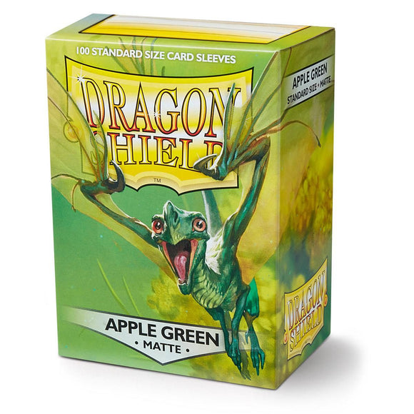Dragon Shield: Fundas estándar de 100 ct - Verde manzana (mate) 