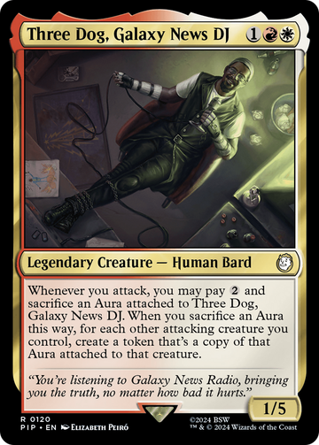 Tres perros, DJ de Galaxy News [Fallout] 