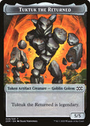 Ooze // Tuktuk the Returned Double-Sided Token [Double Masters Tokens]-2