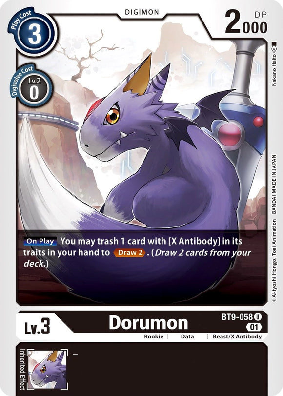 Dorumon [BT9-058] [X Record] 