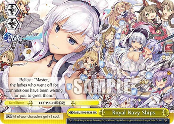 Royal Navy Ships (AZL/S102-TE38 TD) [Azur Lane]