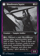 Escudero Juramentado de Sangre // Caballero Juramentado de Sangre [Innistrad: Double Feature] -1