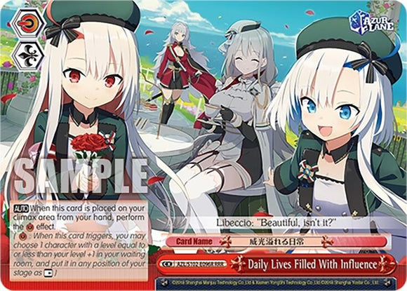 Daily Lives Filled With Influence (AZL/S102-E096R RRR) [Azur Lane]