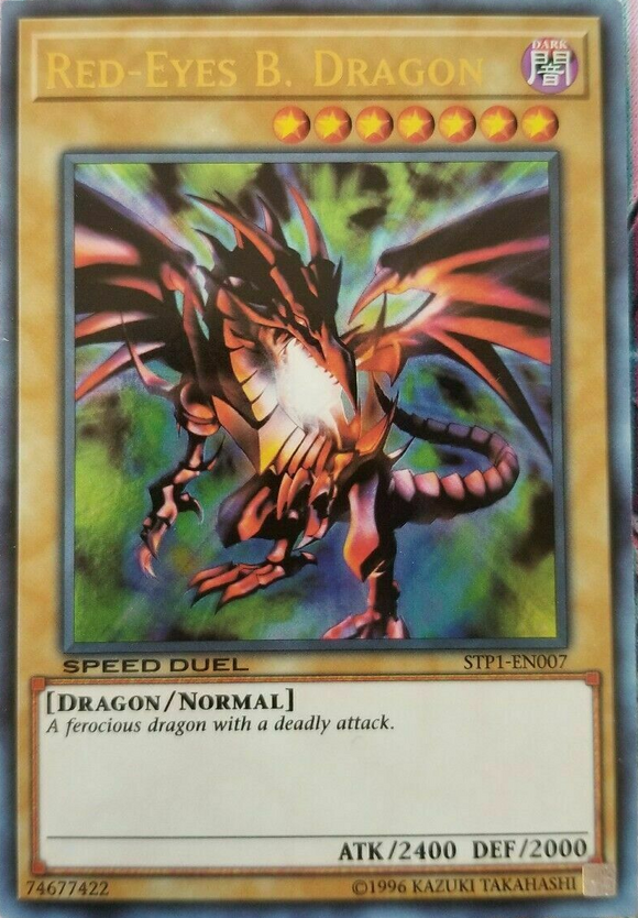 Dragón B de ojos rojos [STP1-EN007] Ultra raro 