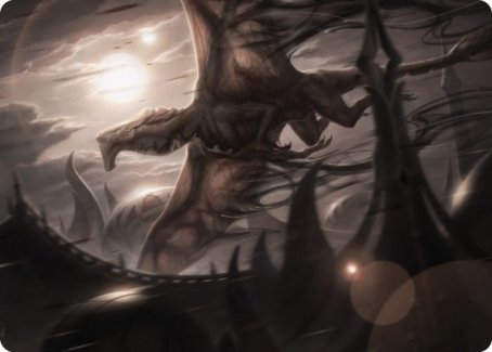 Tarjeta de arte de Shadrix Silverquill [Serie de arte de Strixhaven: Escuela de magos] 