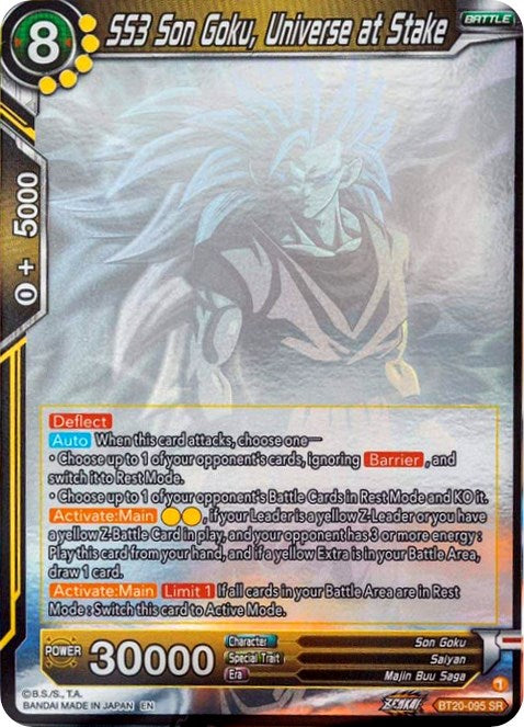 SS3 Son Goku, Universo en juego (Holograma) (BT20-095) [Poder absorbido] 
