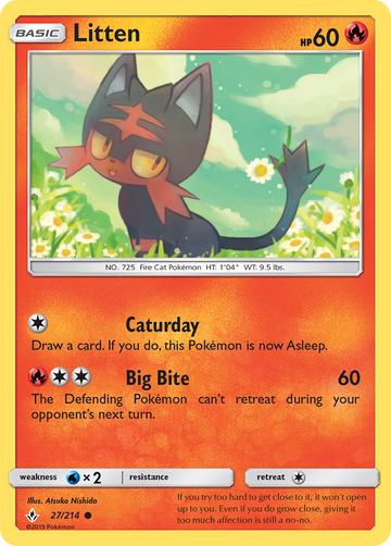 Litten (27/214) [Sol y Luna: Lazos inquebrantables] 