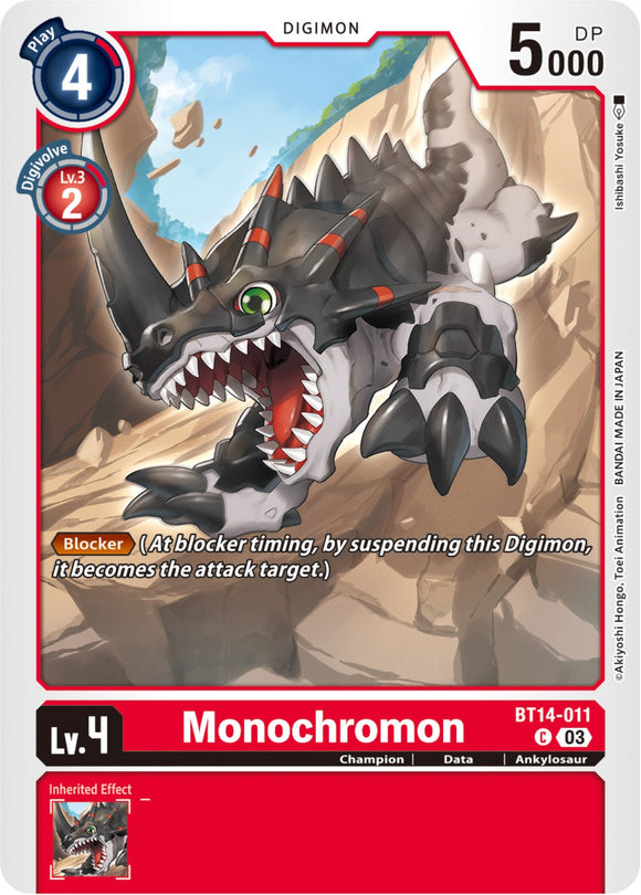 Monochromon [BT14-011] [As de la explosión] 