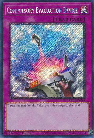 Dispositivo de evacuación obligatoria [RA01-EN069] Platino Secreto Raro 