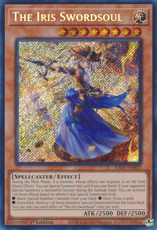 La espada alma de Iris [RA01-EN023] Raro secreto 
