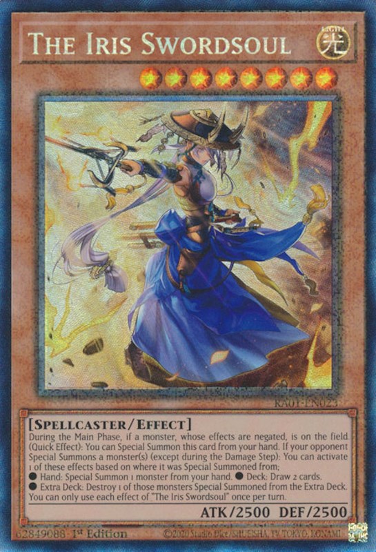 La espada alma de Iris [RA01-EN023] Prismática, colección rara 
