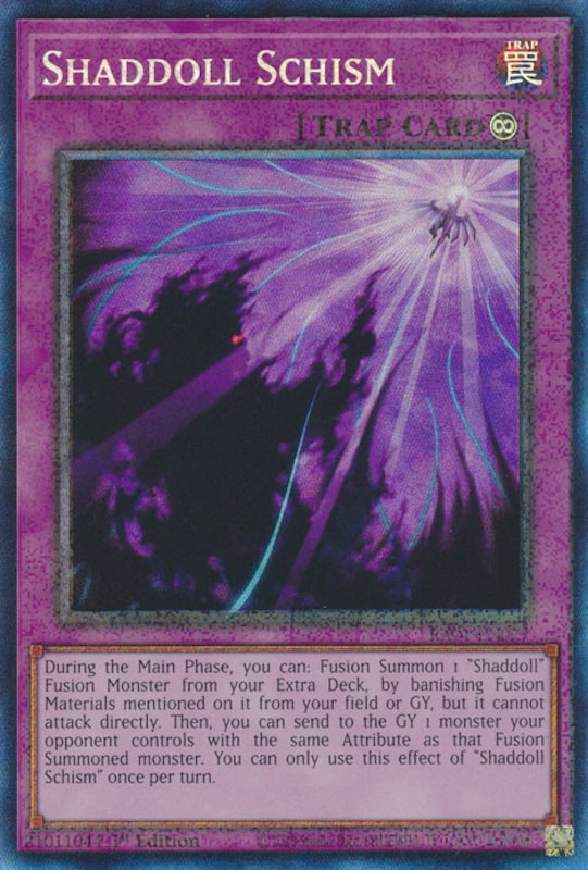 Cisma Shaddoll [RA01-EN077] Prismático Coleccionista Raro 