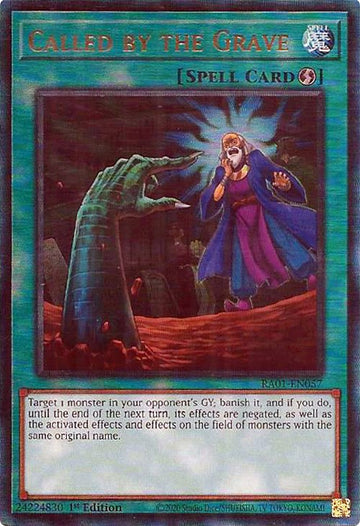 Llamado por la tumba [RA01-EN057] Prismatic Ultimate Rare 