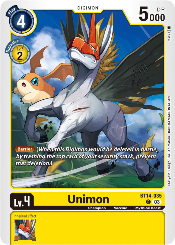 Unimon [BT14-035] [As de la explosión] 