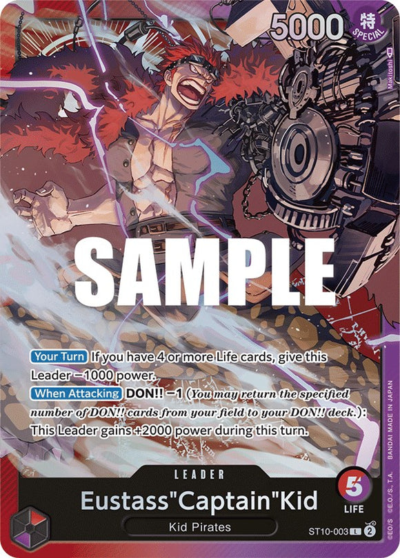 Eustass "Captain" Kid [Ultimate Deck - Los tres capitanes] 